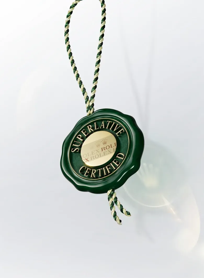 Rolex Superlative Certified-sigill