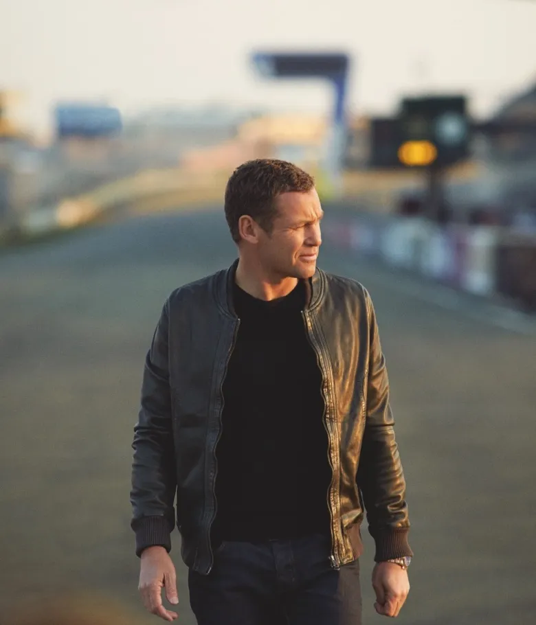 Tom Kristensen på Le Mans racingbana
